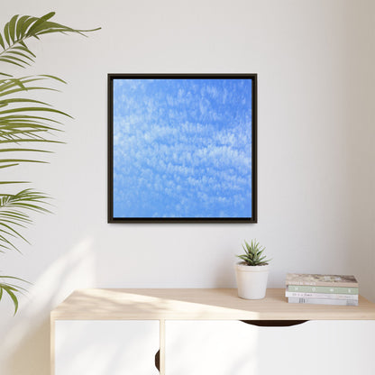 Wispy Blue Dreams - Unique Stretched Canvas Wall Art - Art By Earth
