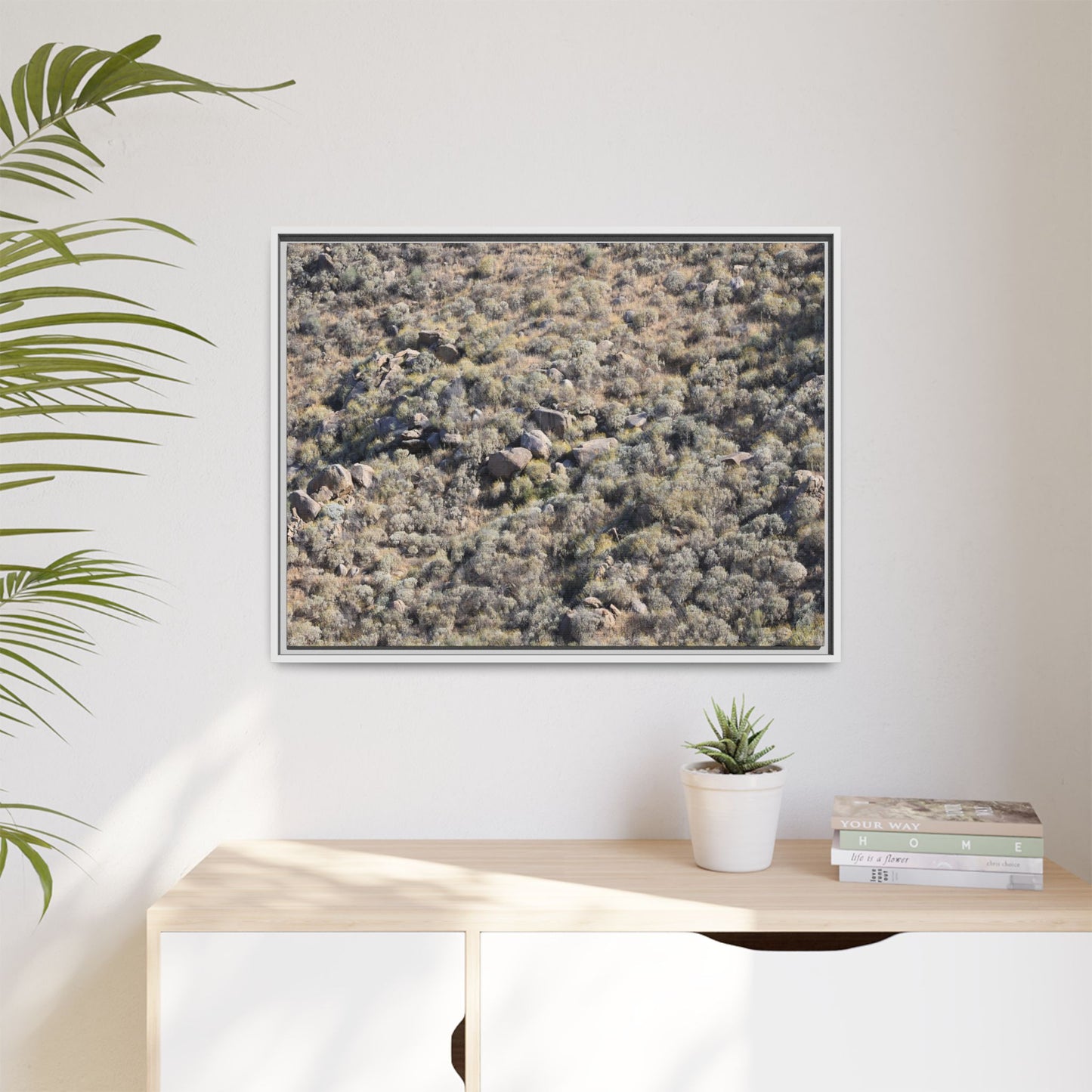 Arid Terrain Study - Unique Stretched Canvas Wall Art - Art By Earth
