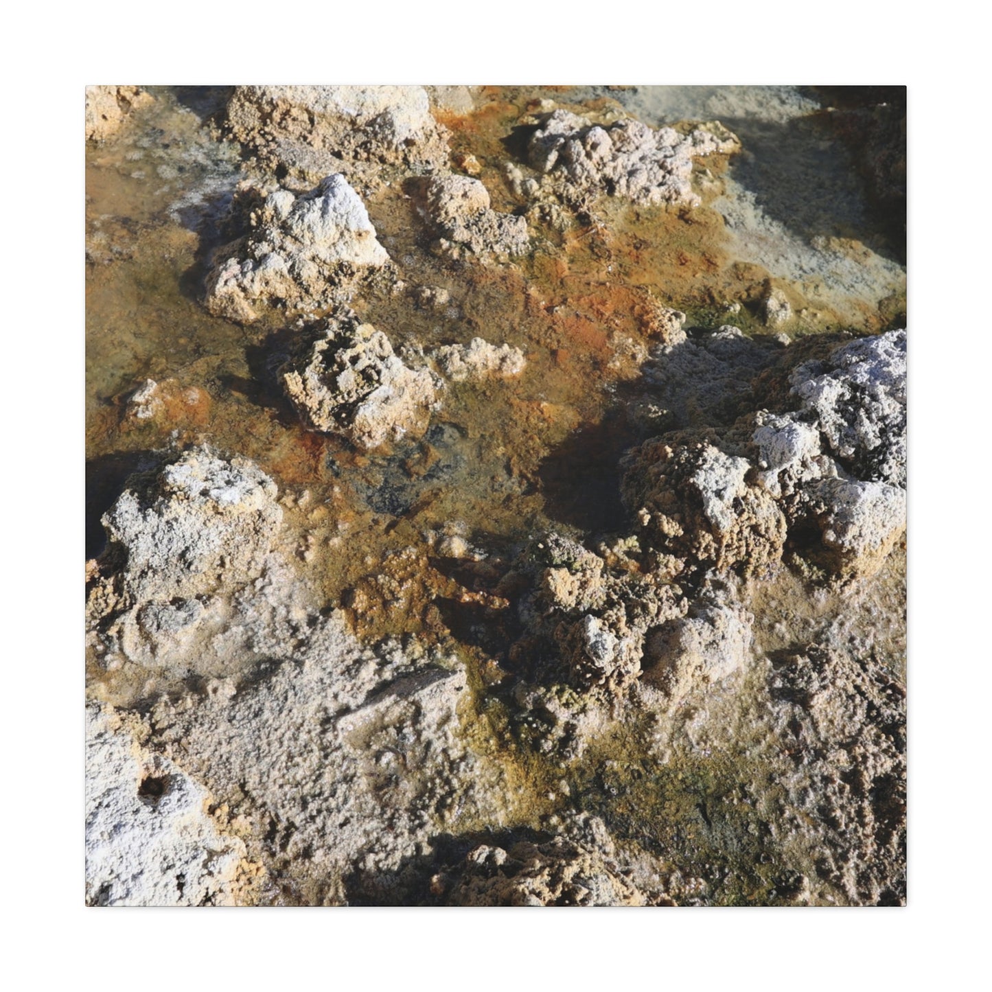 Mineral Landscape - Unique Frameless Canvas Wall Art