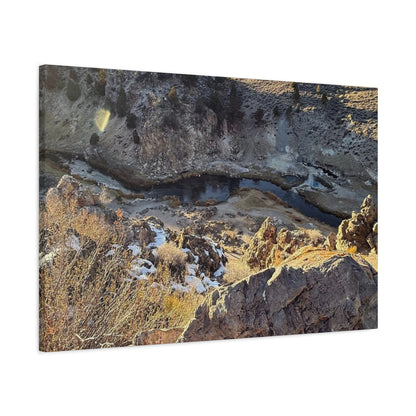 Canyon's Breath - Unique Frameless Canvas Wall Art