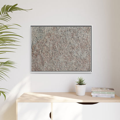 Granular Whispers - Unique Stretched Canvas Wall Art - Art By Earth