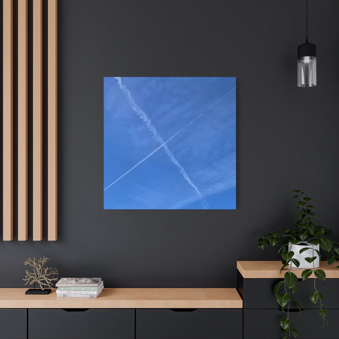 Crossing Paths - Unique Frameless Canvas Wall Art - Art By Earth