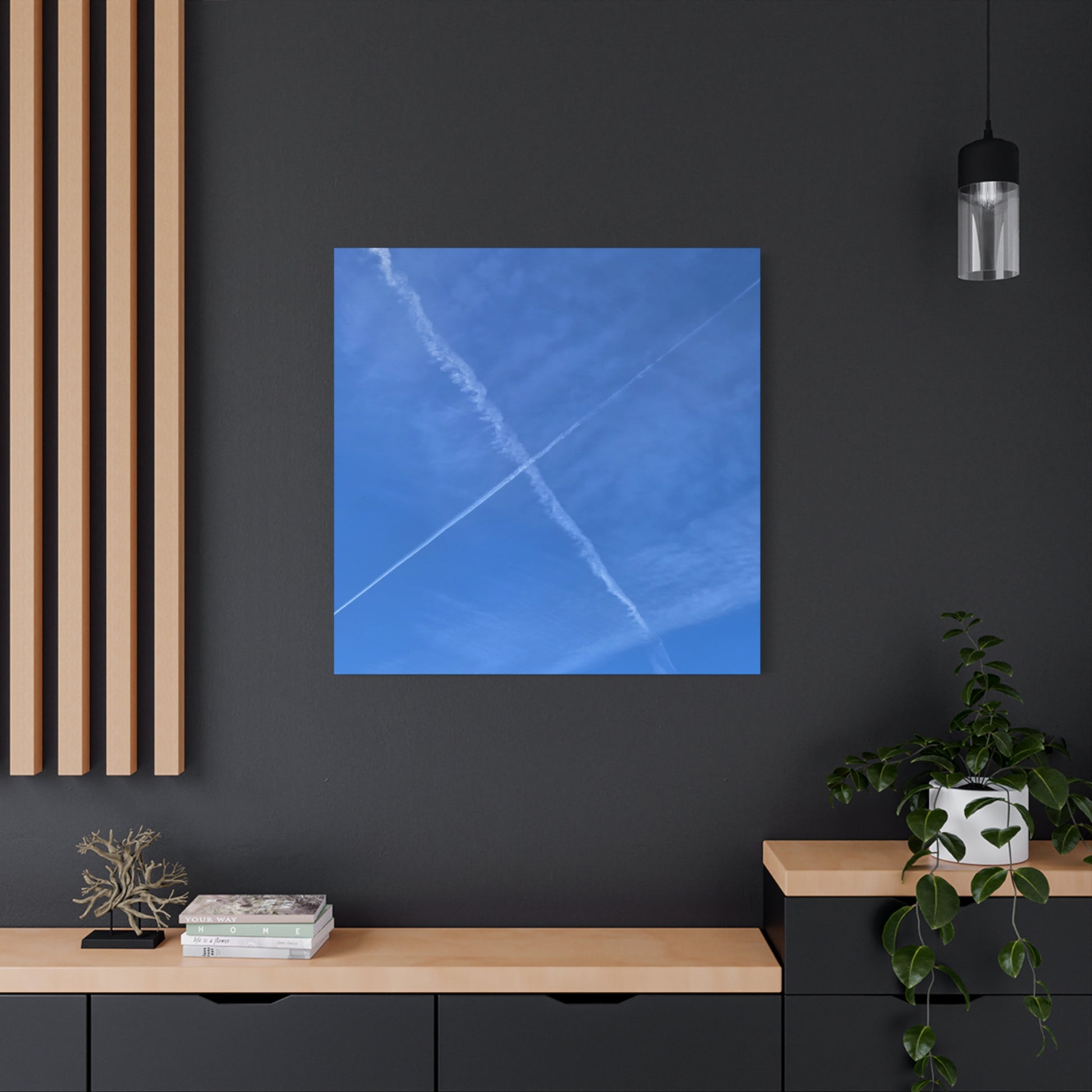 Crossing Paths - Unique Frameless Canvas Wall Art - Art By Earth