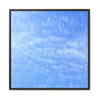 Wispy Blue Dreams - Unique Stretched Canvas Wall Art - Art By Earth