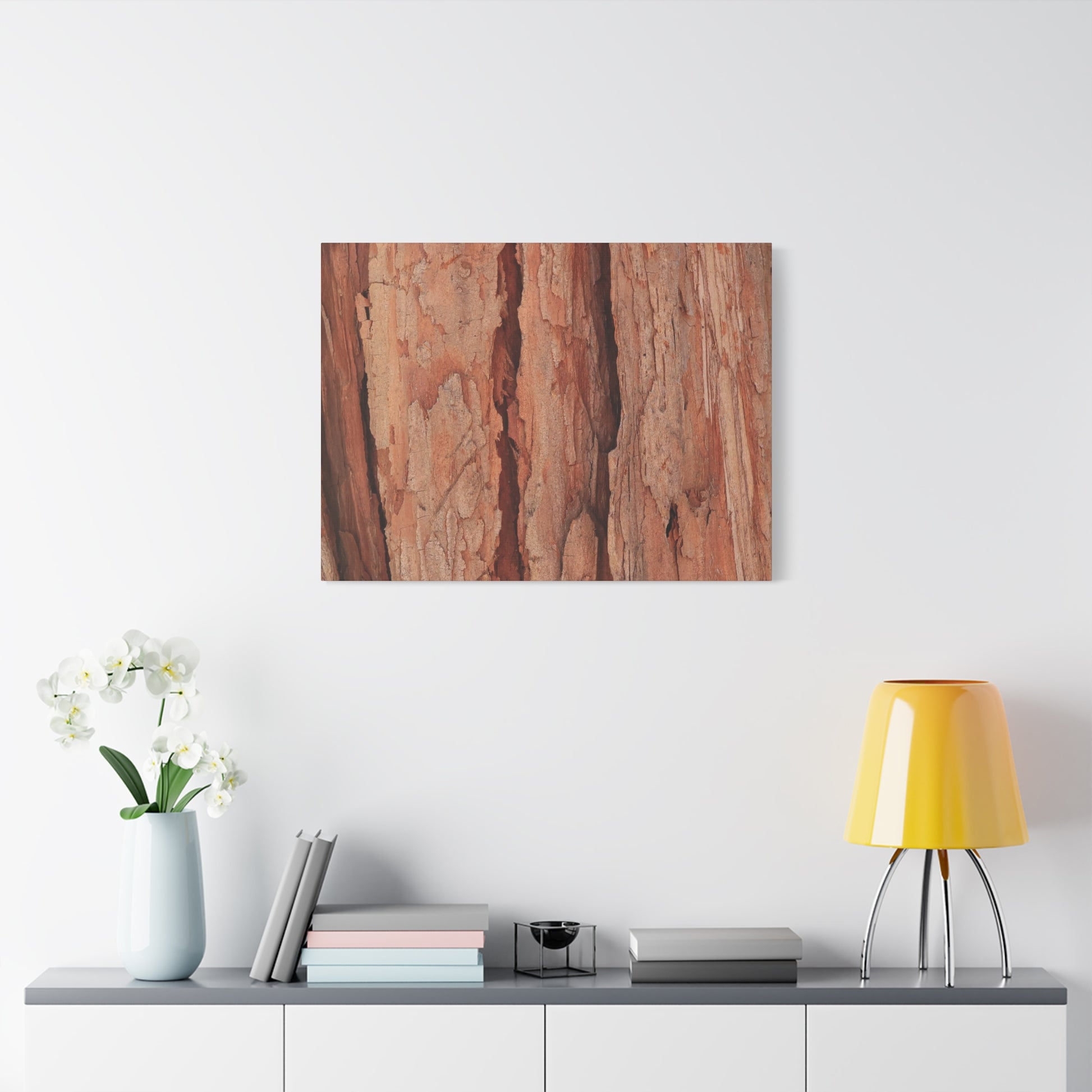 Bark Layers of Time - Unique Frameless Canvas Wall Art - Art By Earth