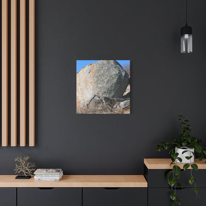 Boulder's Solitude - Unique Stretched Canvas Wall Art - Art By Earth