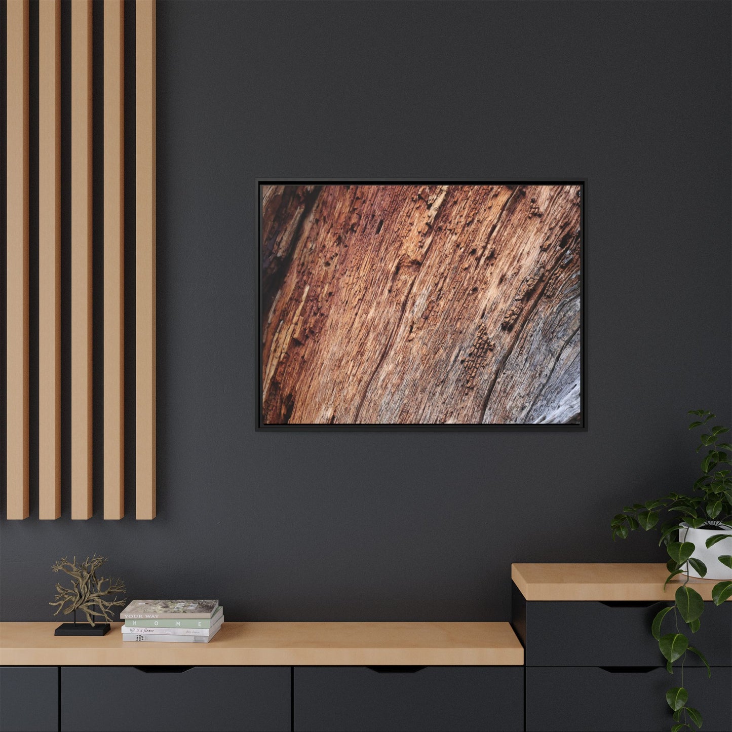 Time's Mark - Unique Stretched Canvas Wall Art - Art By Earth