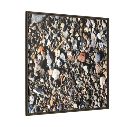 Stones and Soil - Unique Stretched Canvas Wall Art
