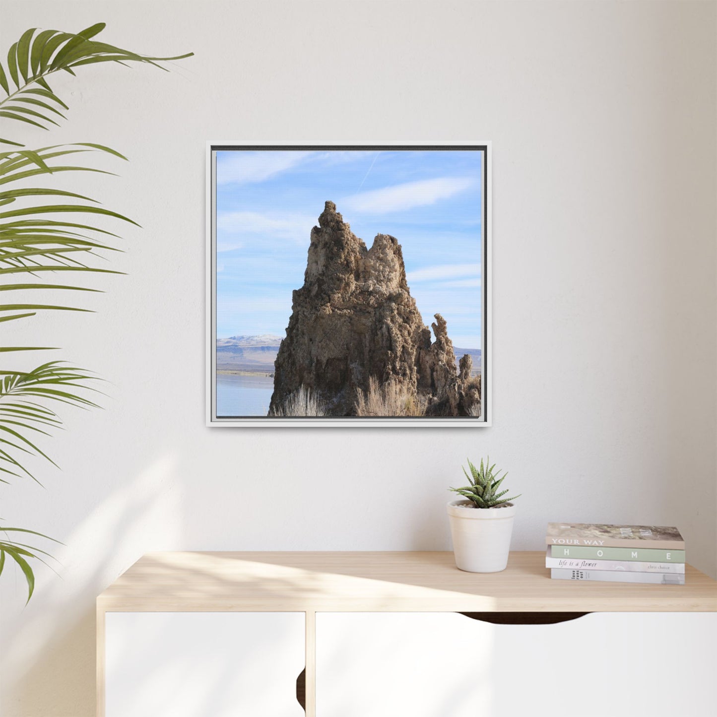 Tufa Towers of Silence - Unique Stretched Canvas Wall Art