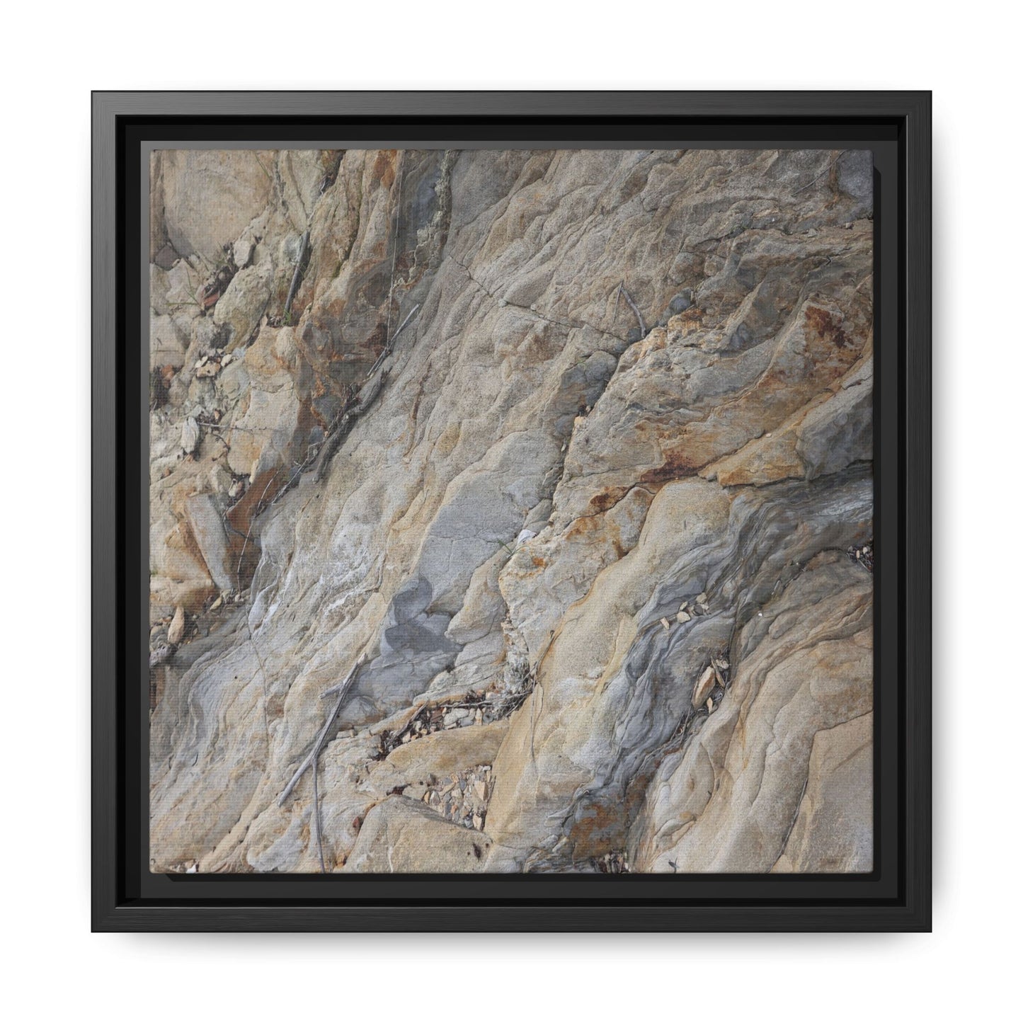 Layers of Earth's History - Unique Stretched Canvas Wall Art - Art By Earth