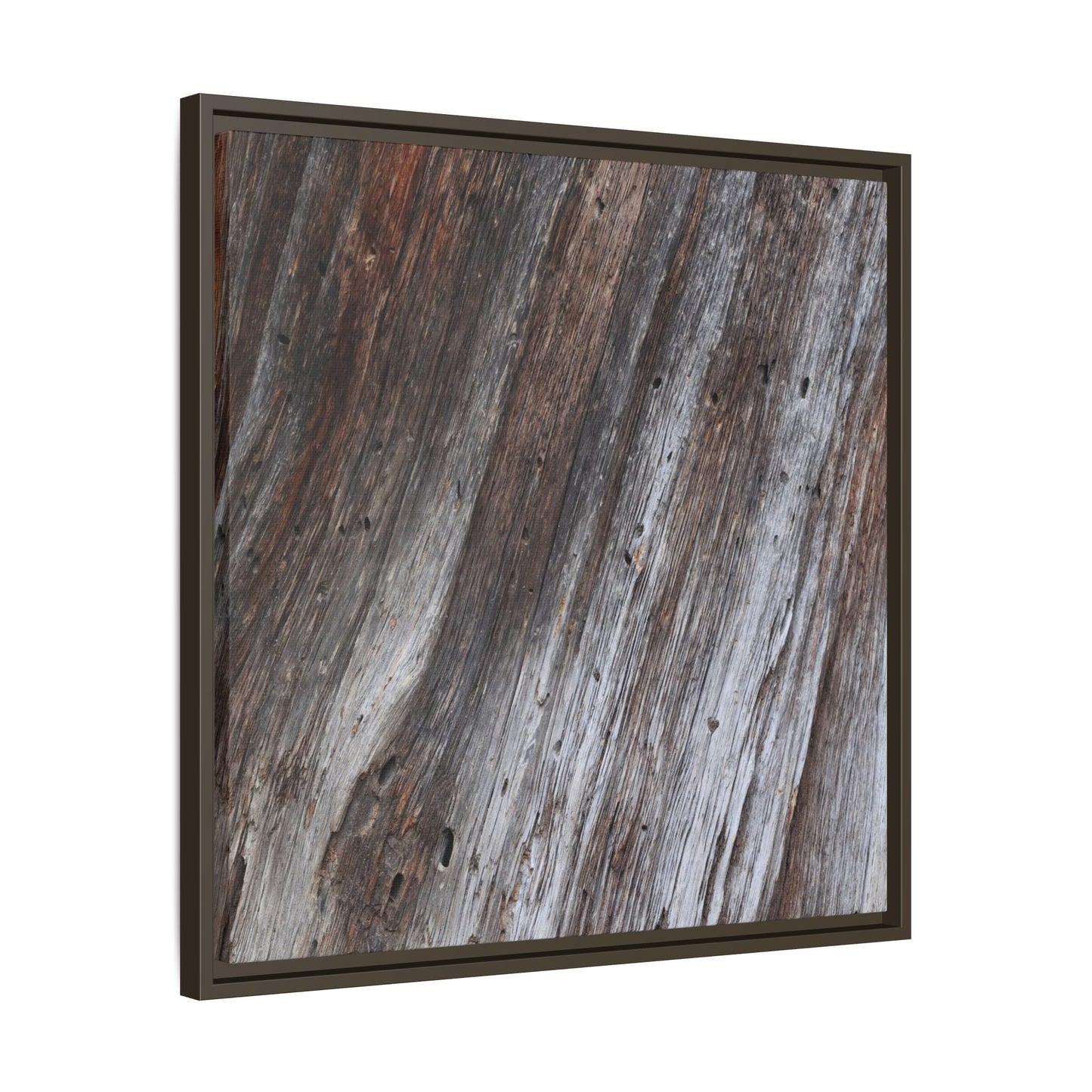 Aged Timber Texture - Unique Stretched Canvas Wall Art - Art By Earth