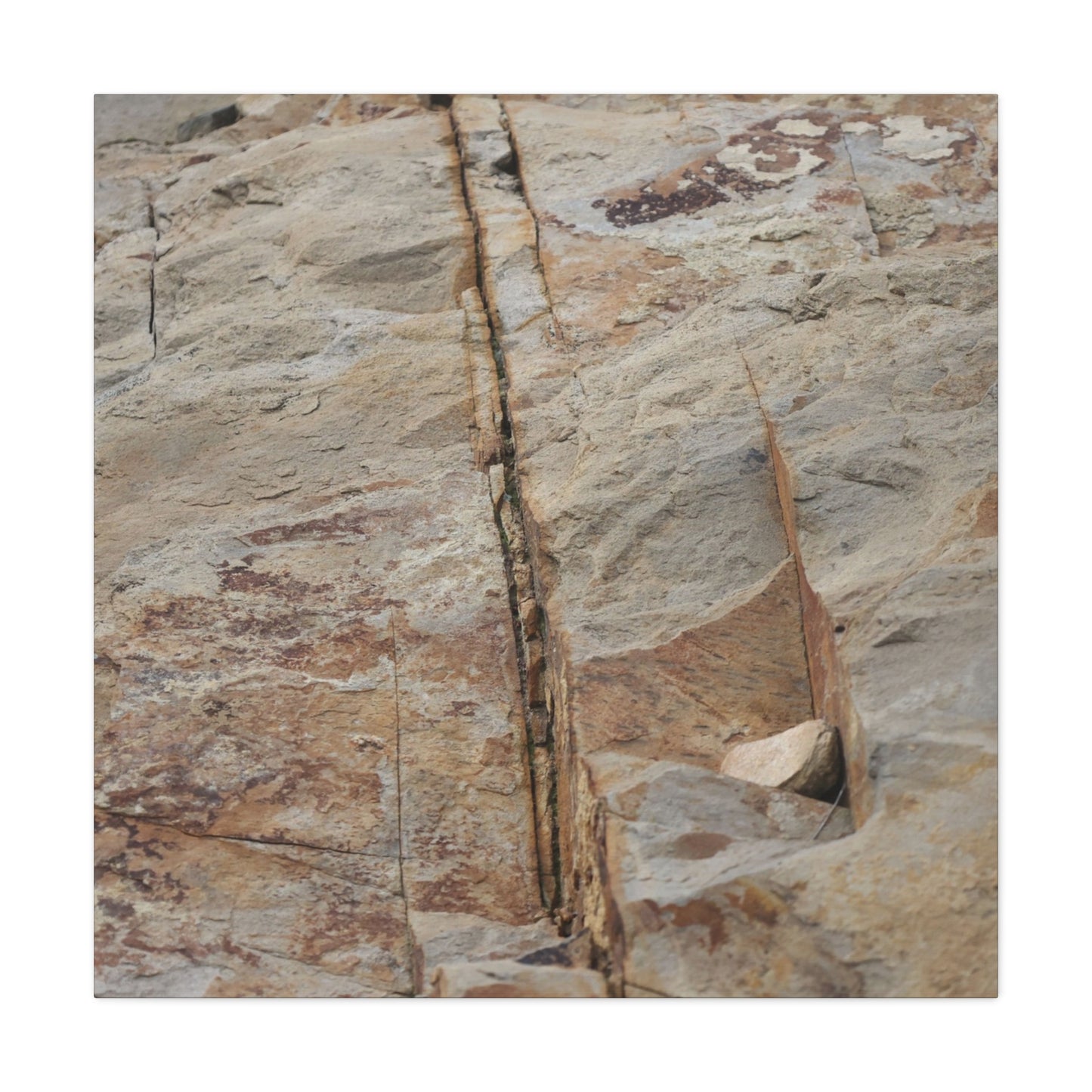 Cracked Canvas of Time - Unique Frameless Canvas Wall Art - Art By Earth