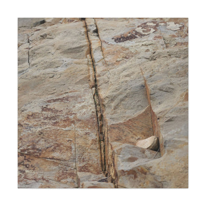 Cracked Canvas of Time - Unique Frameless Canvas Wall Art - Art By Earth