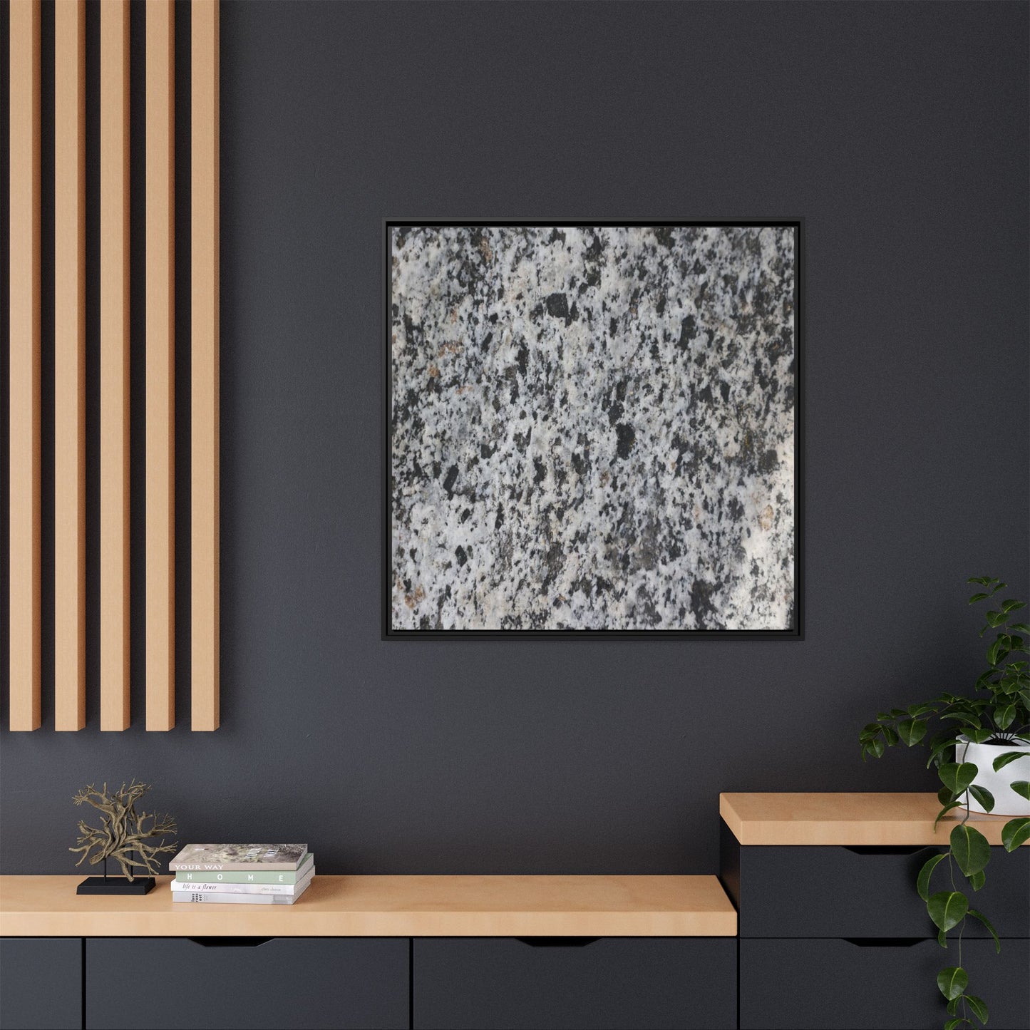 Granite Song - Unique Stretched Canvas Wall Art - Art By Earth
