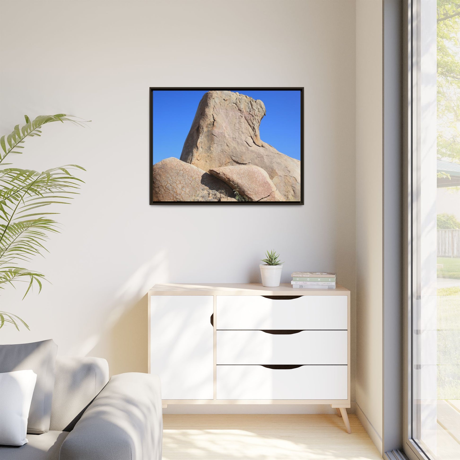 Rocky Sentinel - Unique Stretched Canvas Wall Art - Art By Earth
