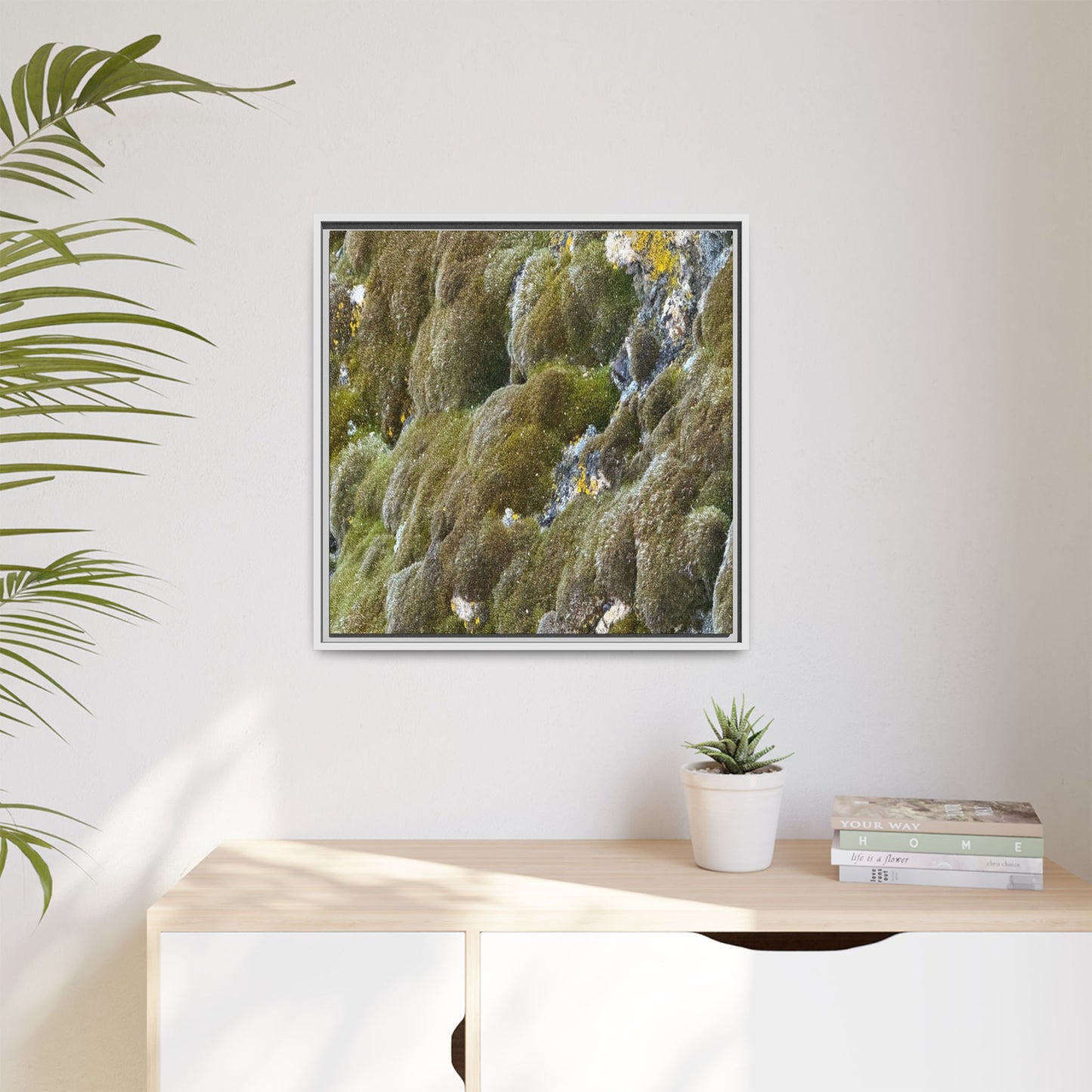 Moss Symphony - Unique Stretched Canvas Wall Art