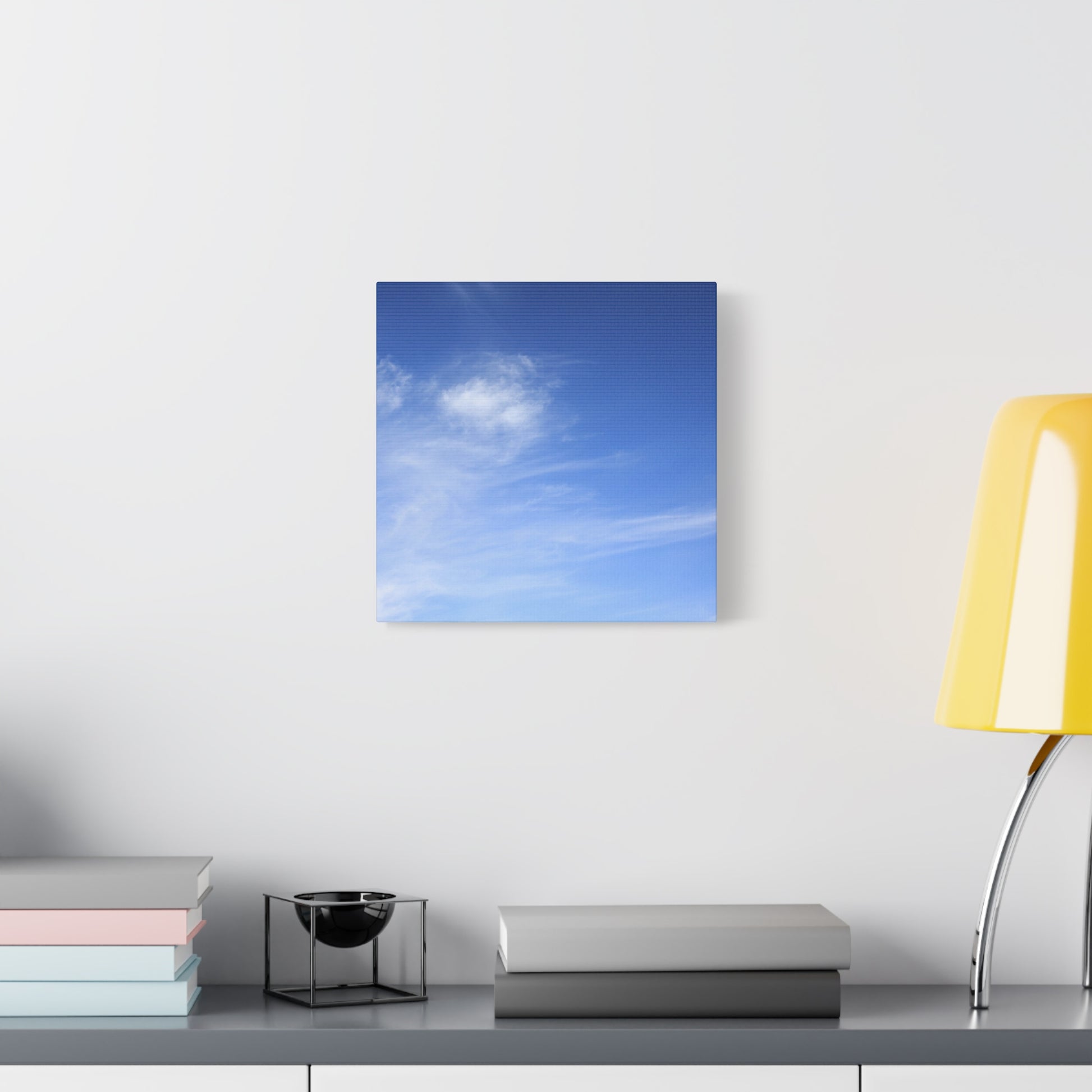 Blue Breath - Unique Frameless Canvas Wall Art - Art By Earth