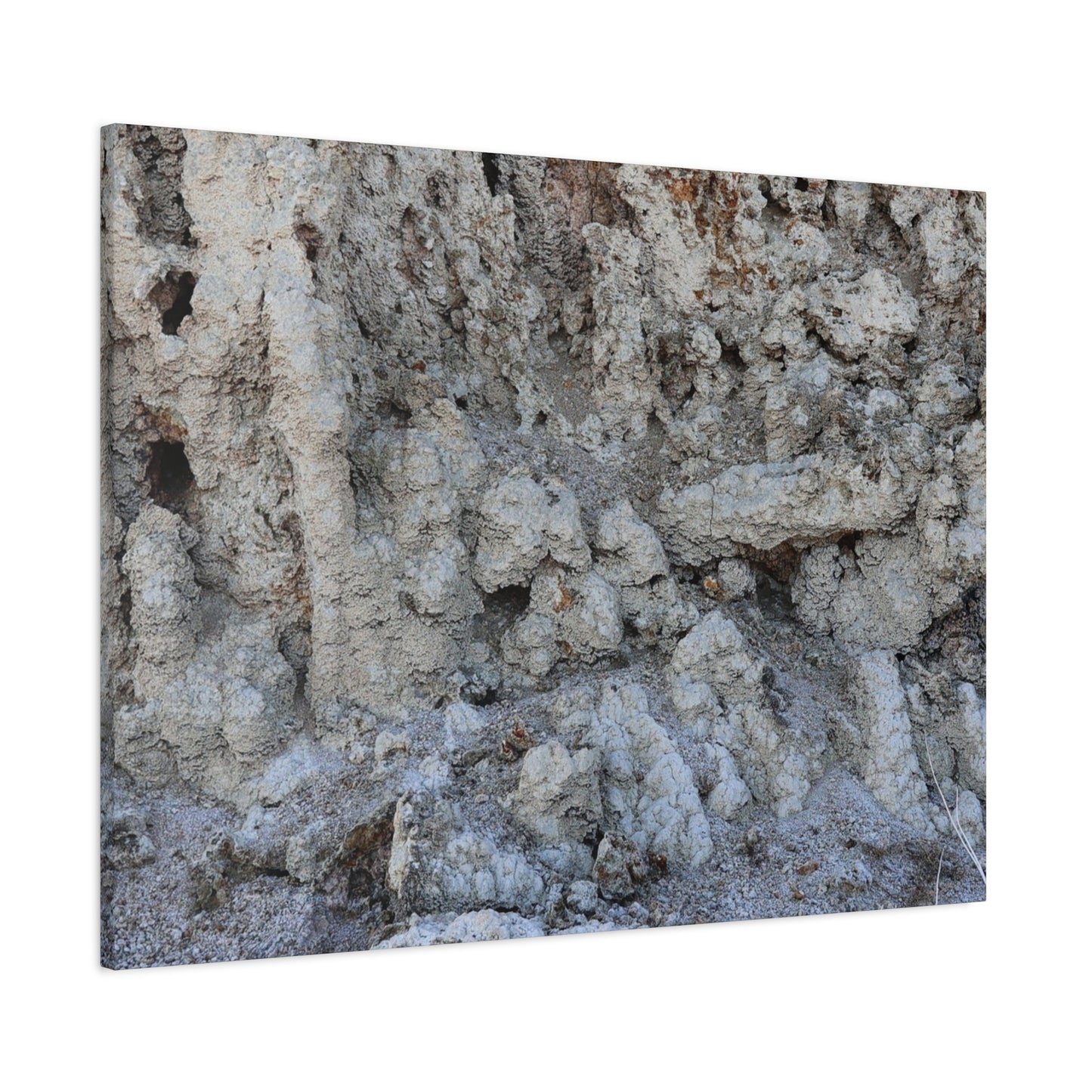 Cracked Earth Whispers - Unique Frameless Canvas Wall Art