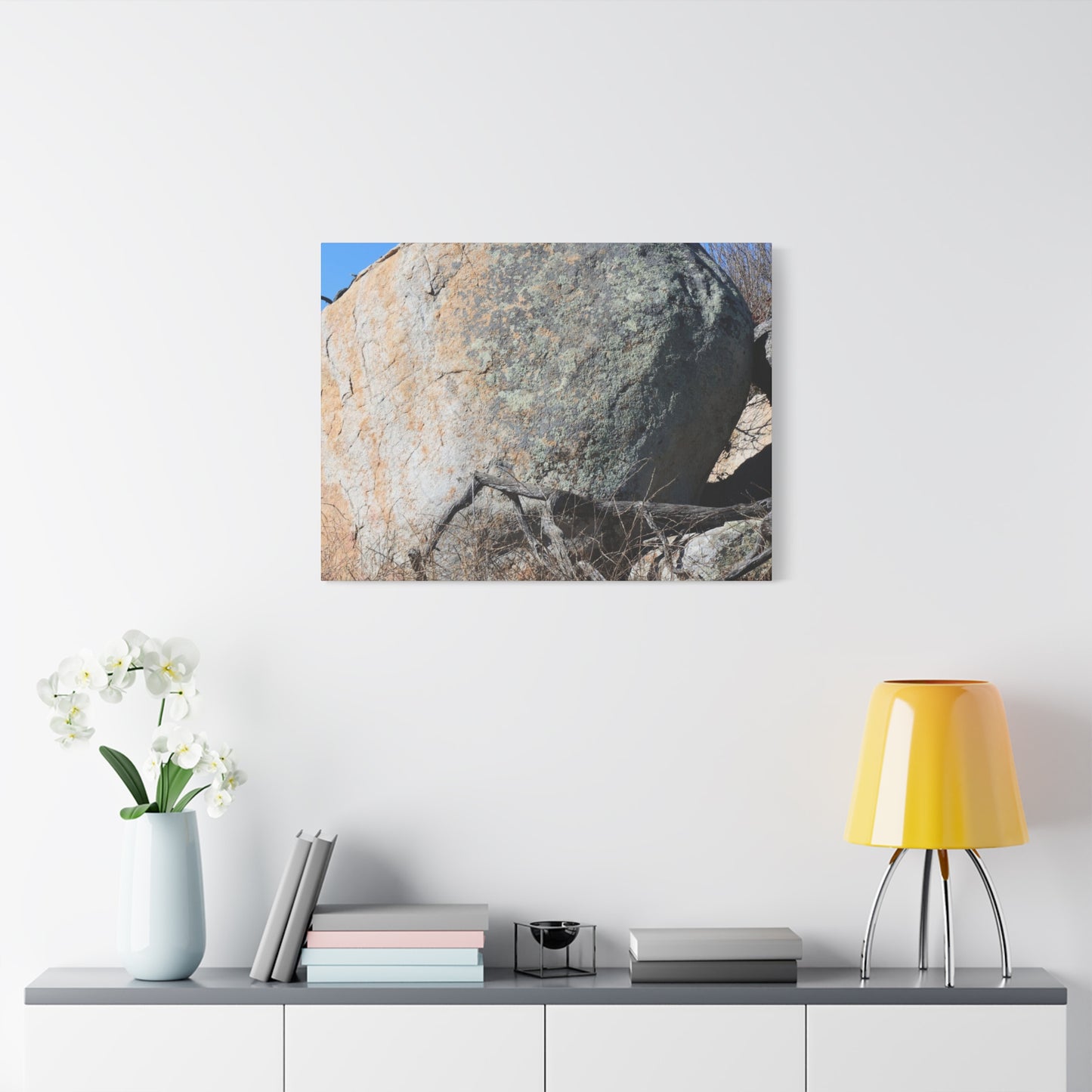 Boulder's Solitude - Unique Stretched Canvas Wall Art - Art By Earth