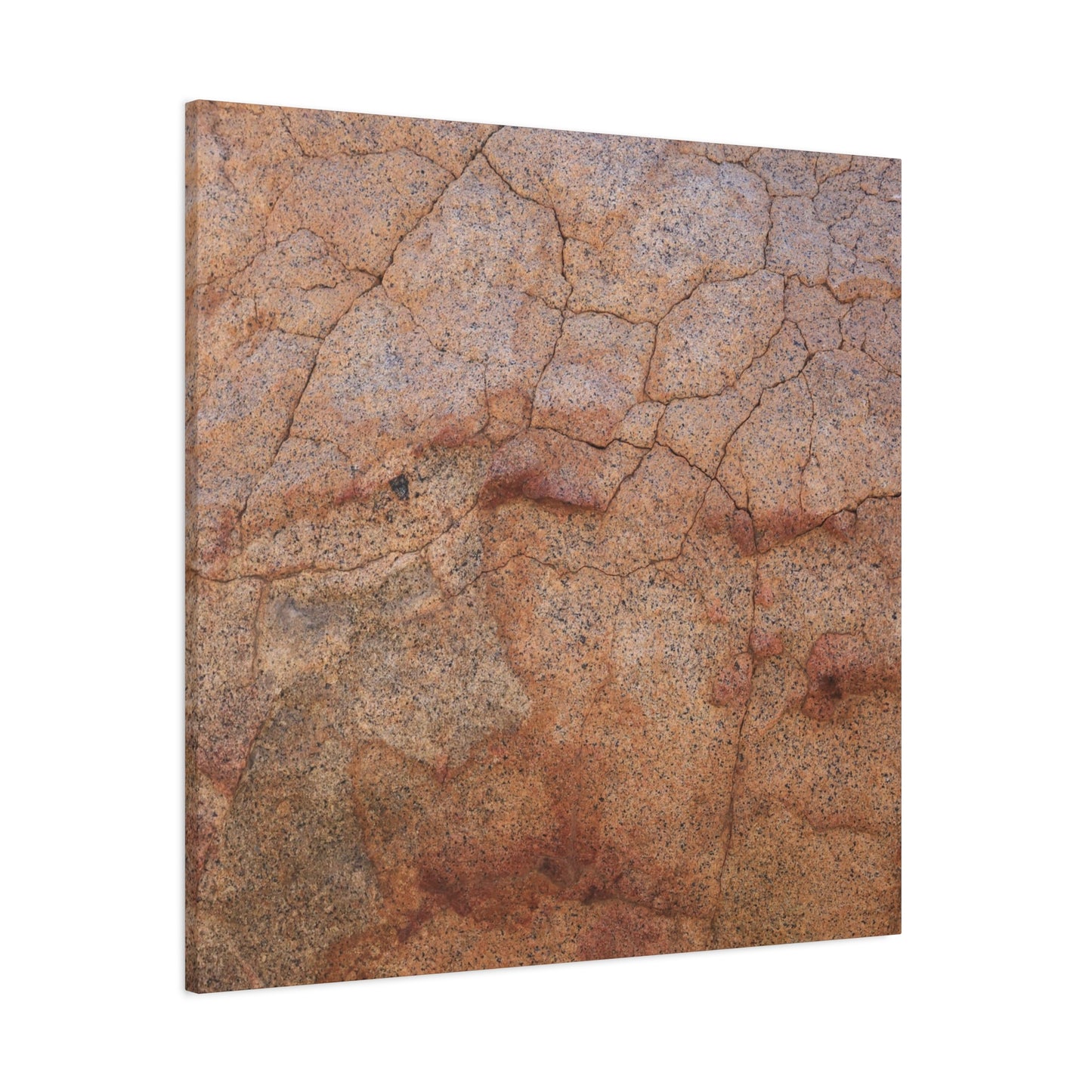 Cracked Earth's Whisper - Unique Frameless Canvas Wall Art - Art By Earth