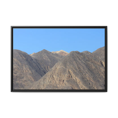 Echoes of Barren Peaks - Unique Stretched Canvas Wall Art - Art By Earth