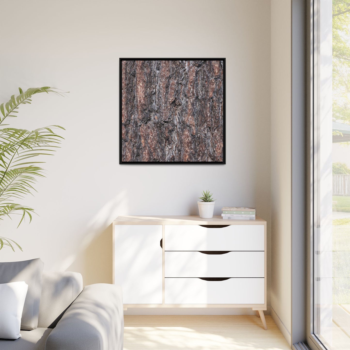 Echoes of Wood - Unique Stretched Canvas Wall Art