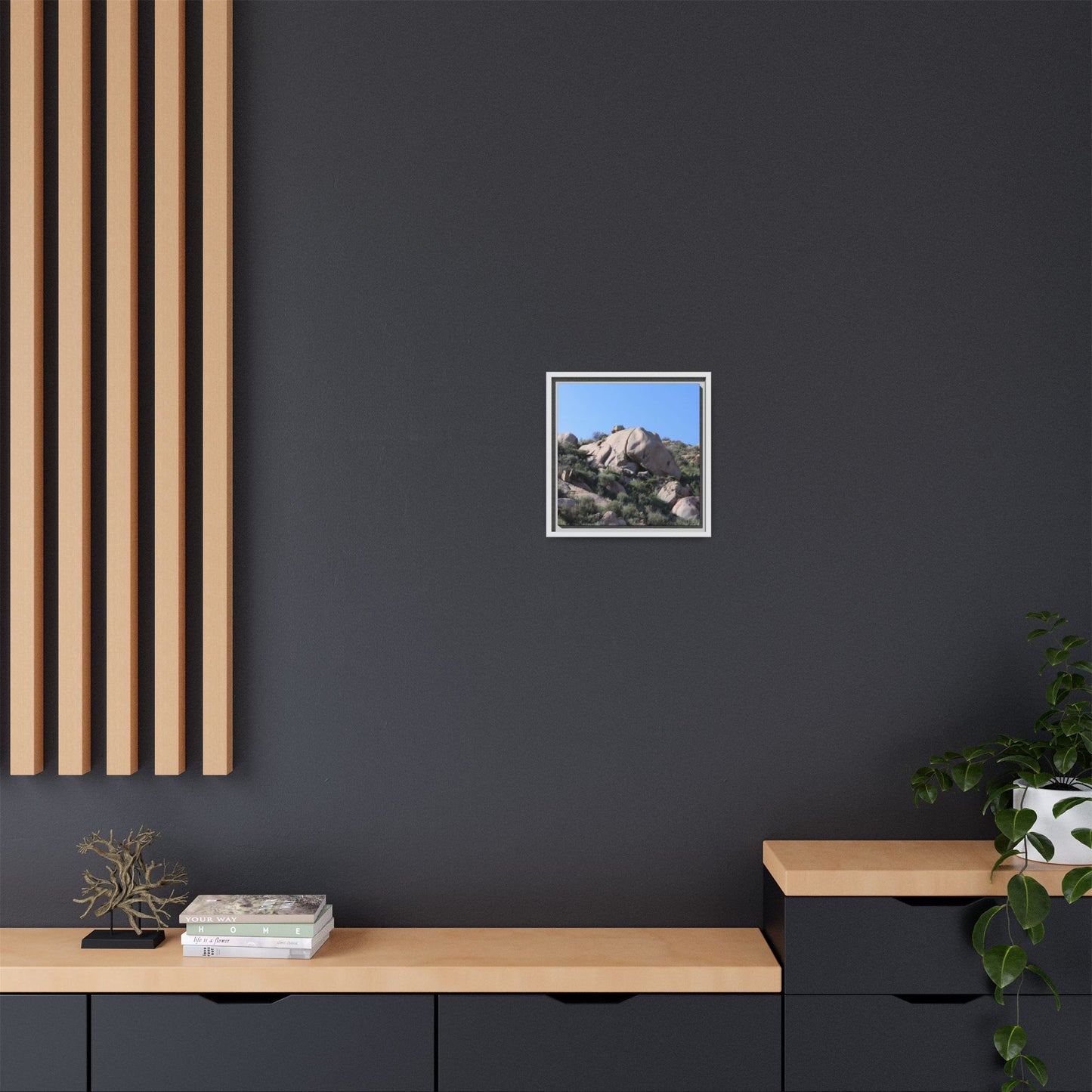 Ancient Stone Landscape - Unique Stretched Canvas Wall Art - Art By Earth
