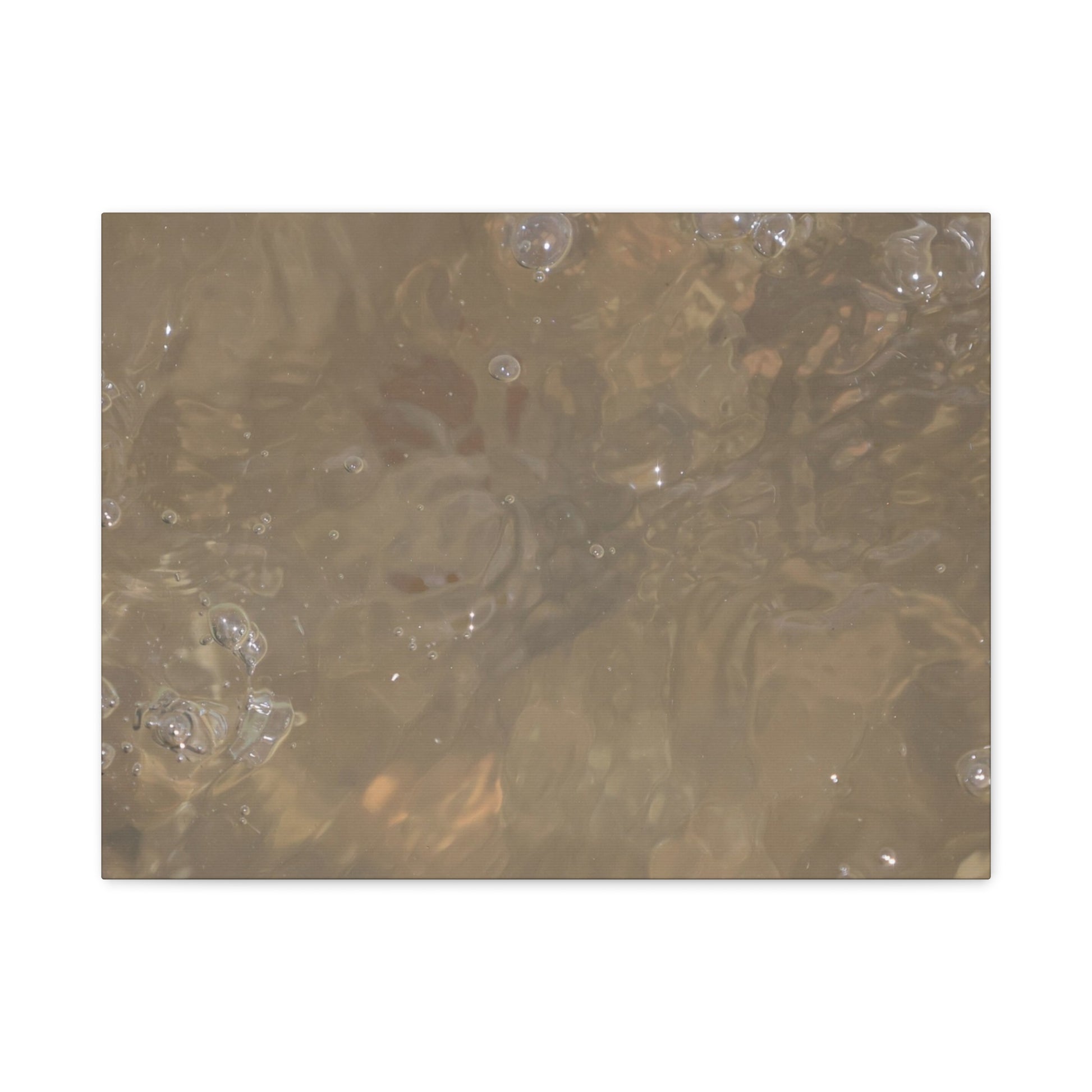 Echoes of Liquid Gold - Unique Frameless Canvas Wall Art - Art By Earth