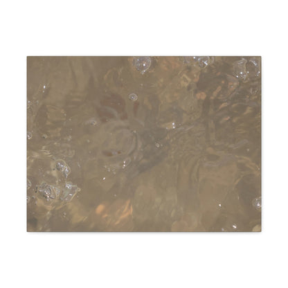 Echoes of Liquid Gold - Unique Frameless Canvas Wall Art - Art By Earth