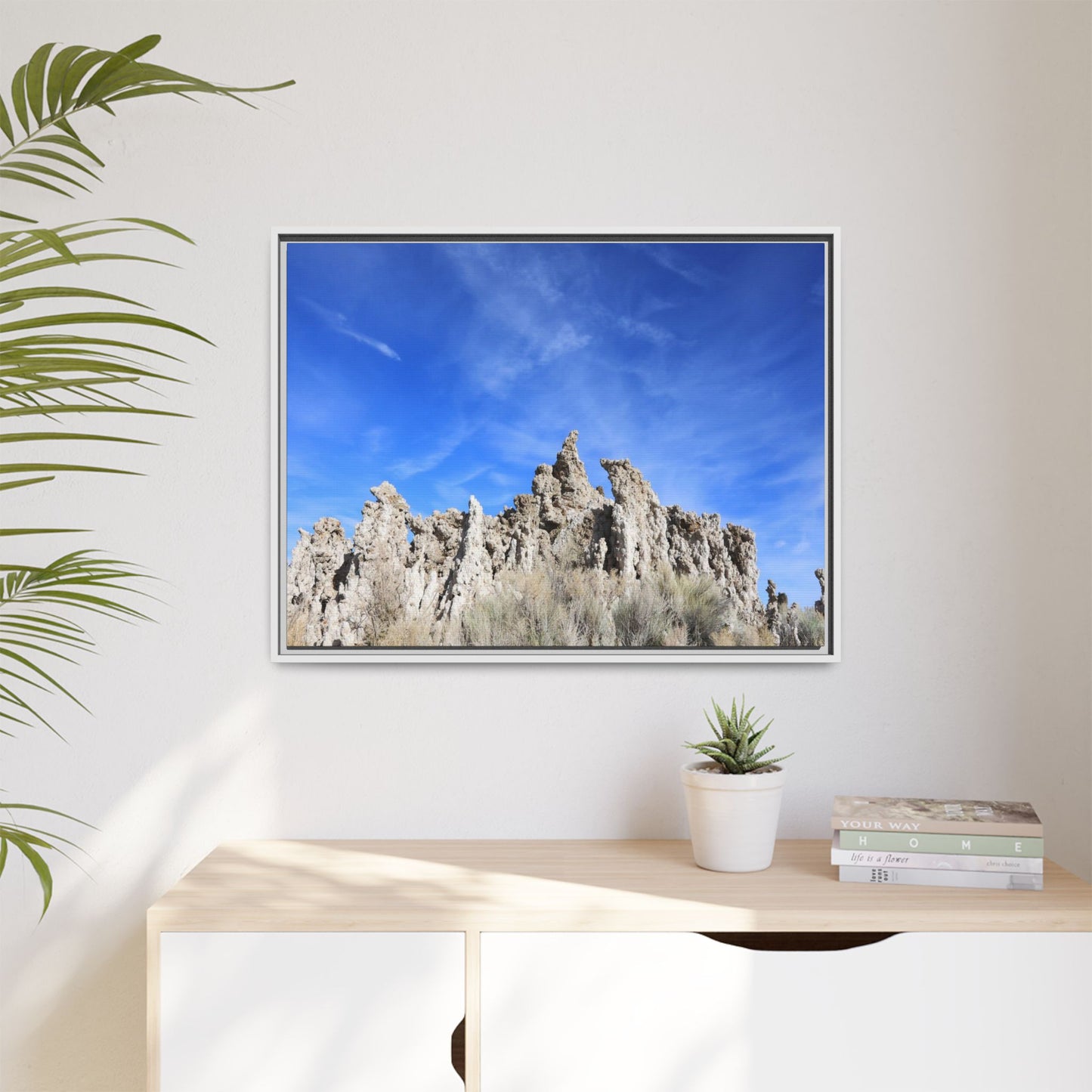 Frozen Sentinels - Unique Stretched Canvas Wall Art