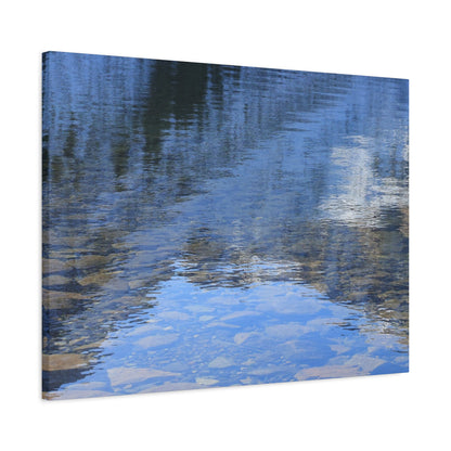 Reflections of Tranquility - Unique Frameless Canvas Wall Art
