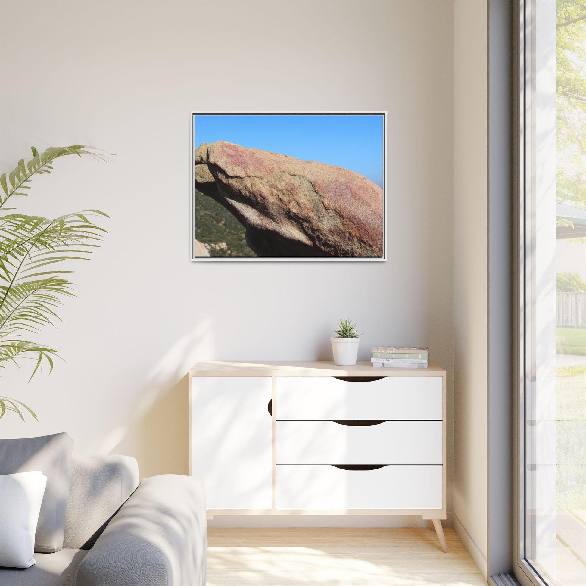 Sleeping Stone - Unique Stretched Canvas Wall Art - Art By Earth