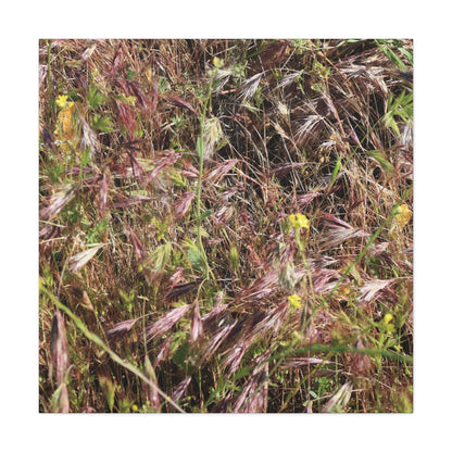 Autumn Wildflower Meadow in Transition - Unique Frameless Canvas Wall Art - Art By Earth