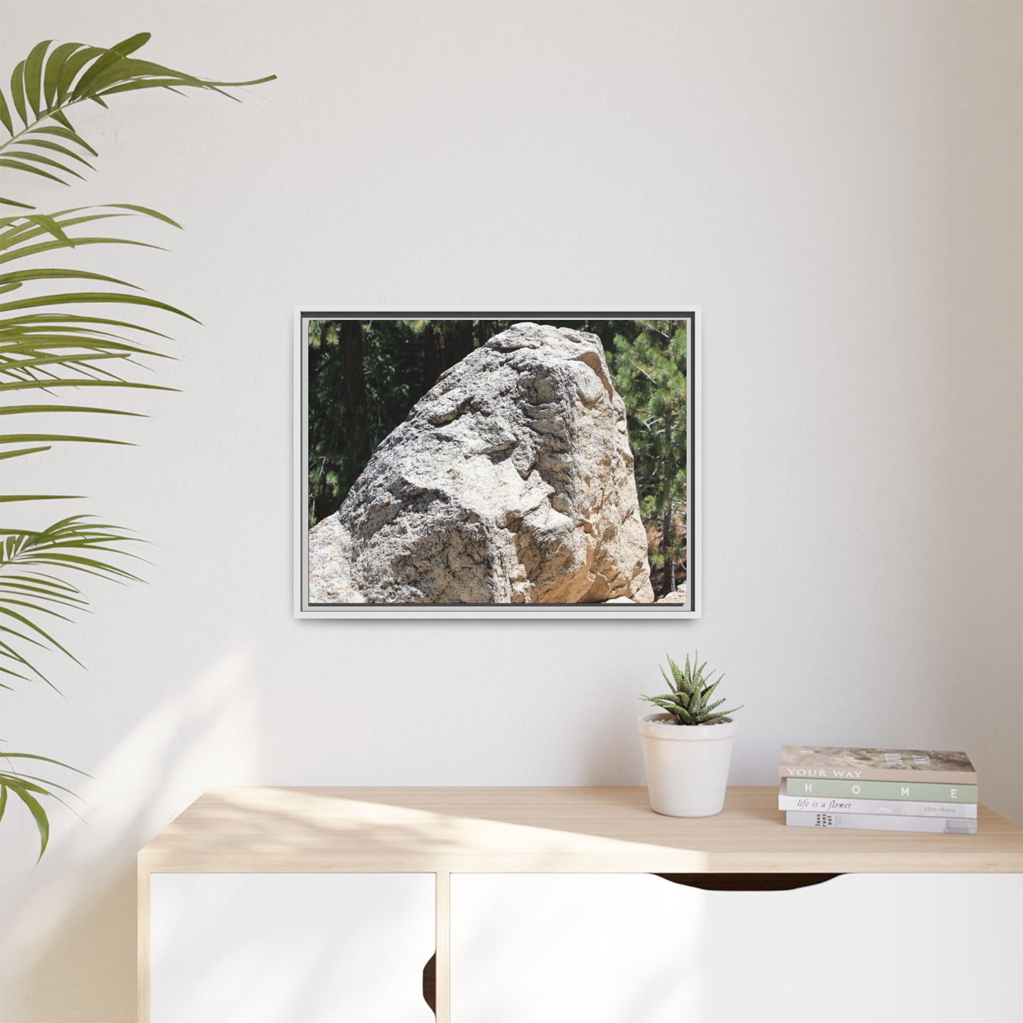 Stone's Silent Whisper - Unique Stretched Canvas Wall Art - Art By Earth