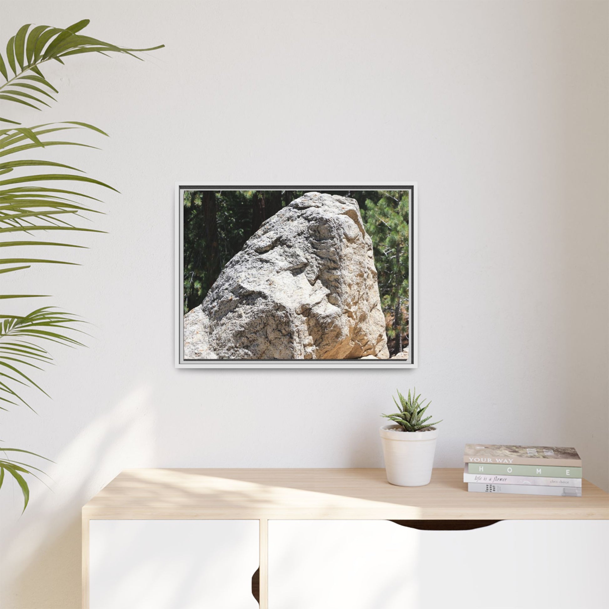 Stone's Silent Whisper - Unique Stretched Canvas Wall Art - Art By Earth