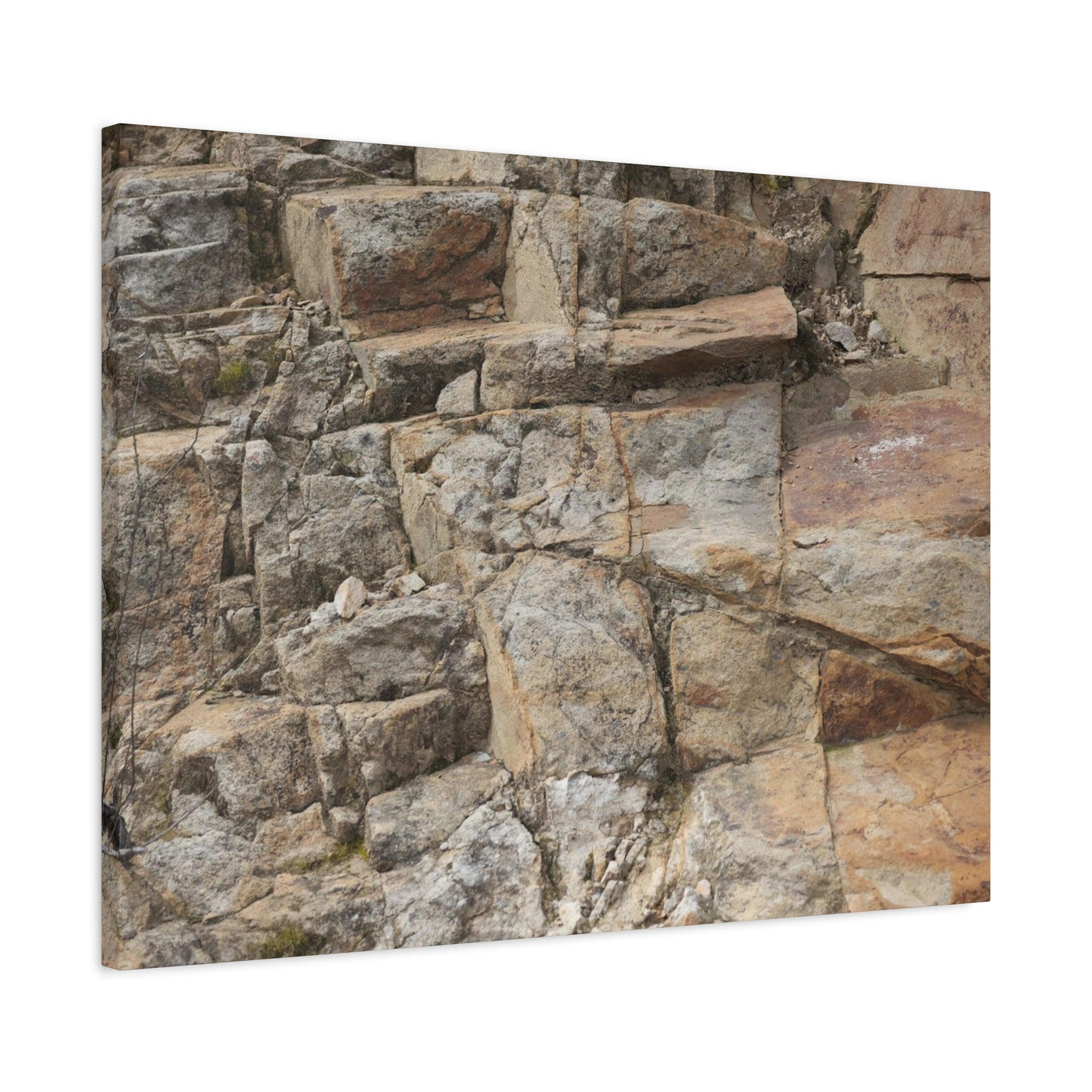 Stone Memories - Unique Frameless Canvas Wall Art - Art By Earth