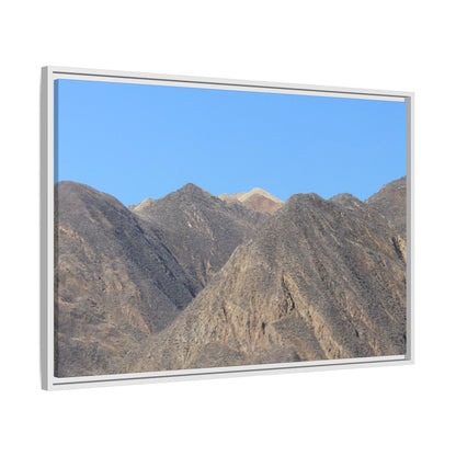 Echoes of Barren Peaks - Unique Stretched Canvas Wall Art - Art By Earth