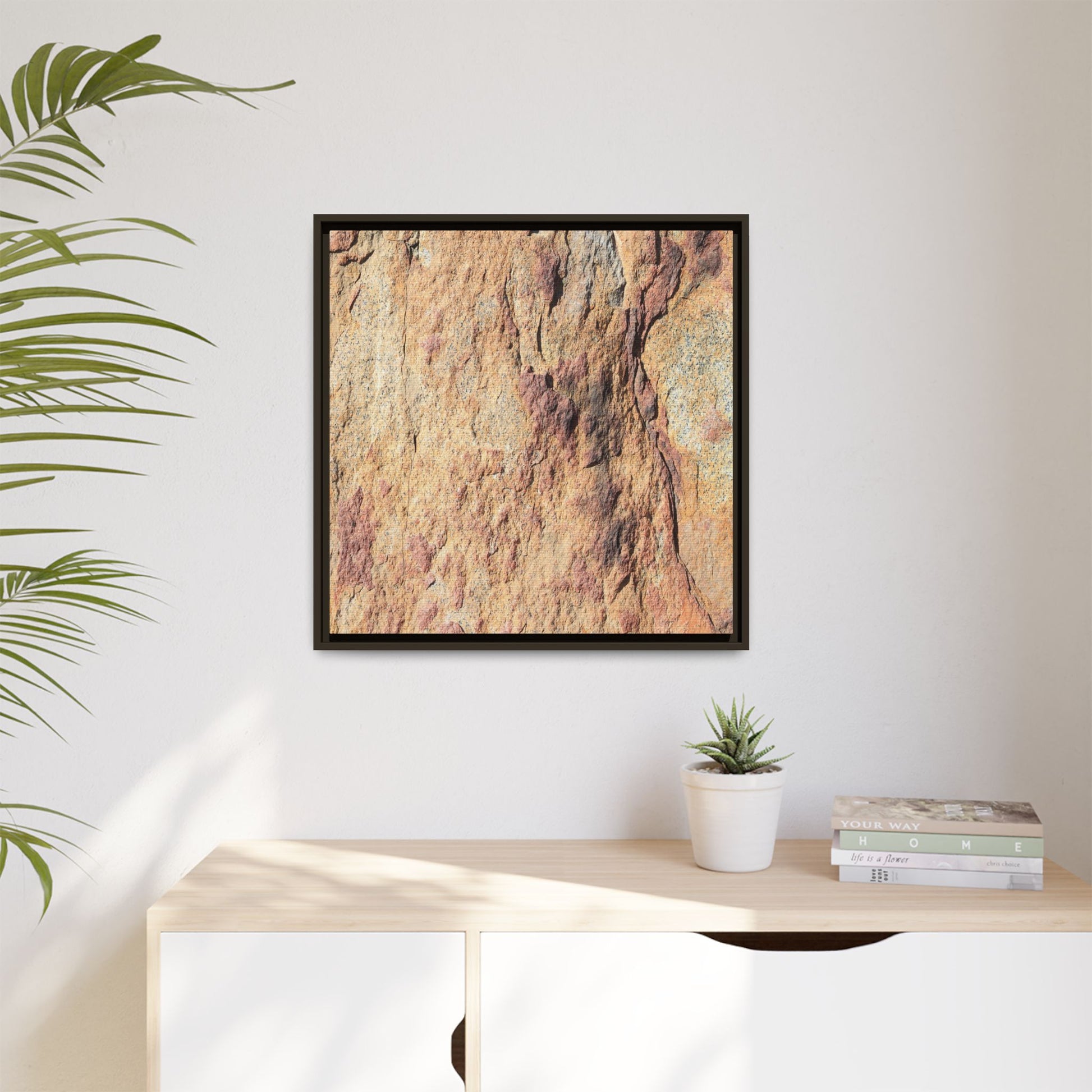 Fractal Stone - Unique Stretched Canvas Wall Art - Art By Earth