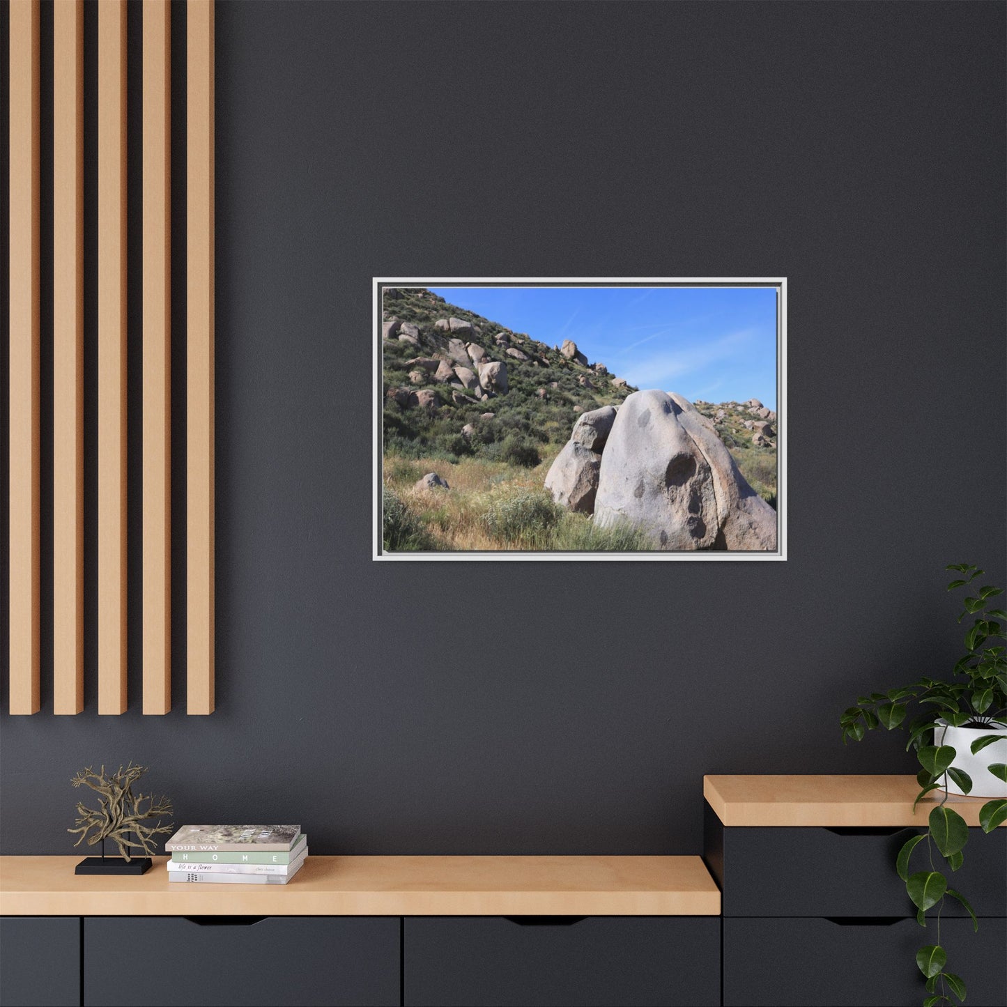 Ancient Stone Guardian - Unique Stretched Canvas Wall Art - Art By Earth