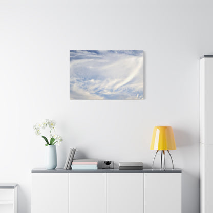 Whispers of Celestial Breath - Unique Frameless Canvas Wall Art - Art By Earth