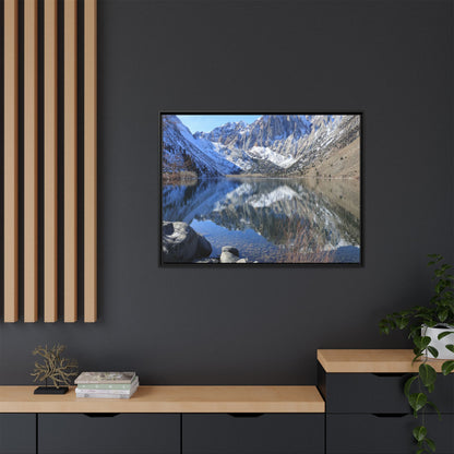 Reflections of Stillness - Unique Stretched Canvas Wall Art