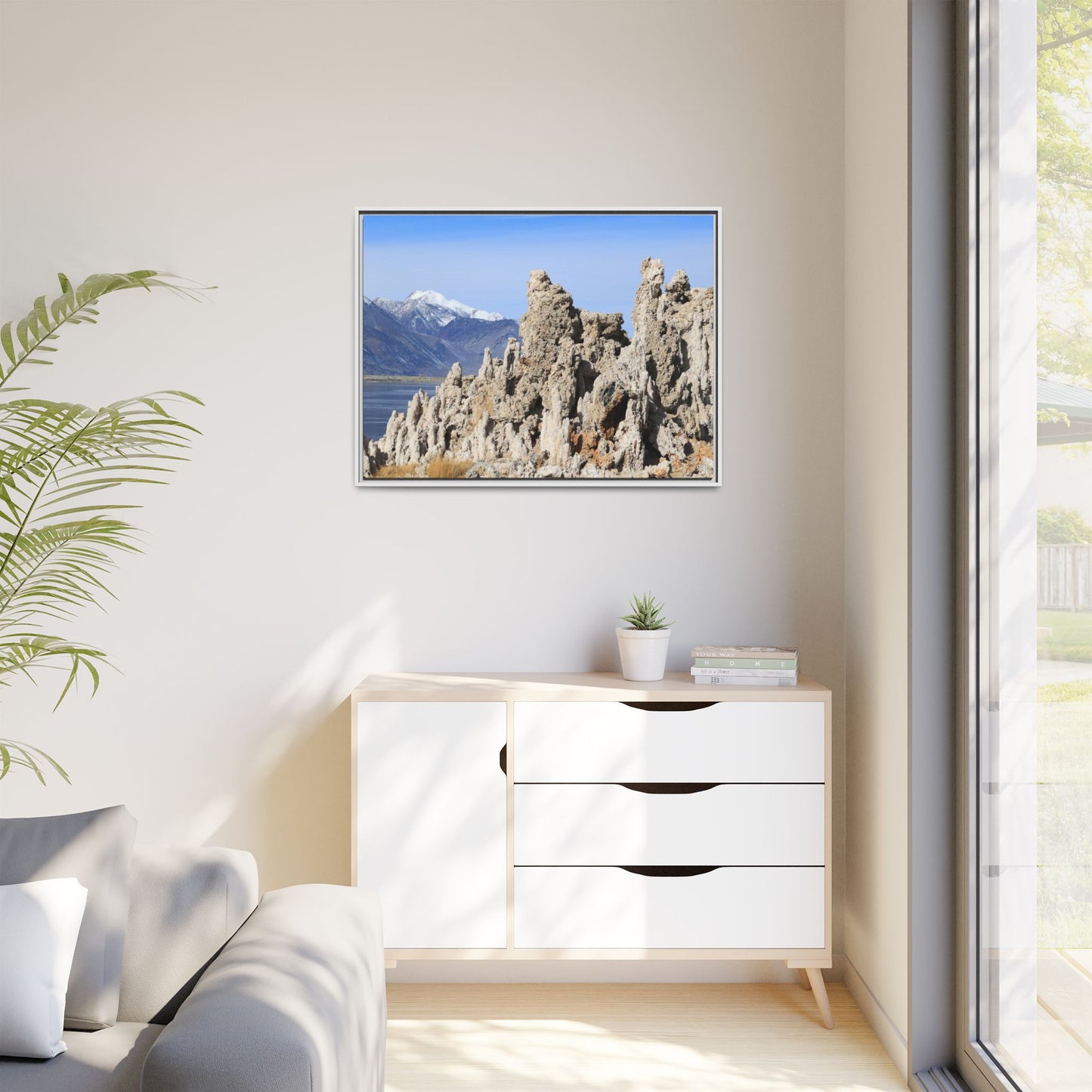 Mono Lake Tufa - Unique Stretched Canvas Wall Art