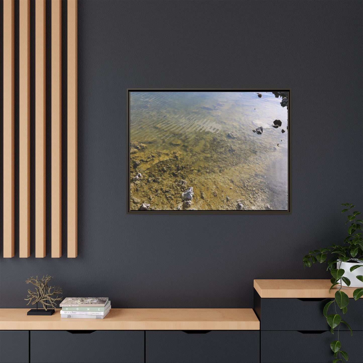 Ripples of Stone - Unique Stretched Canvas Wall Art