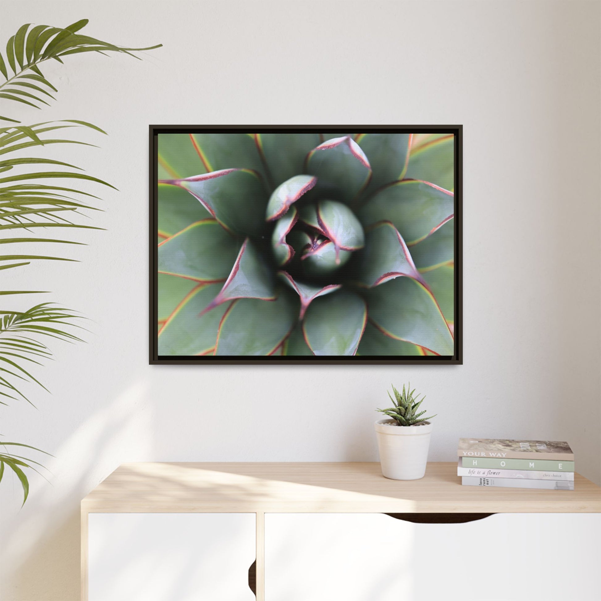 Spiky Elegance - Unique Stretched Canvas Wall Art - Art By Earth