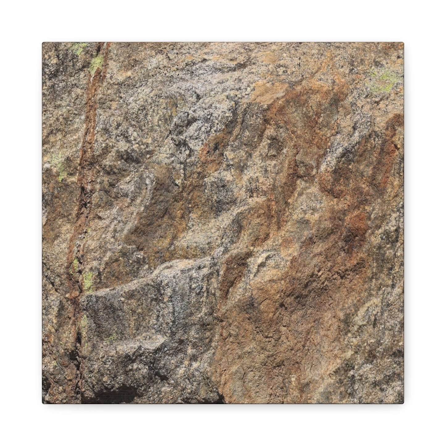 Erosion's Palette - Unique Frameless Canvas Wall Art - Art By Earth