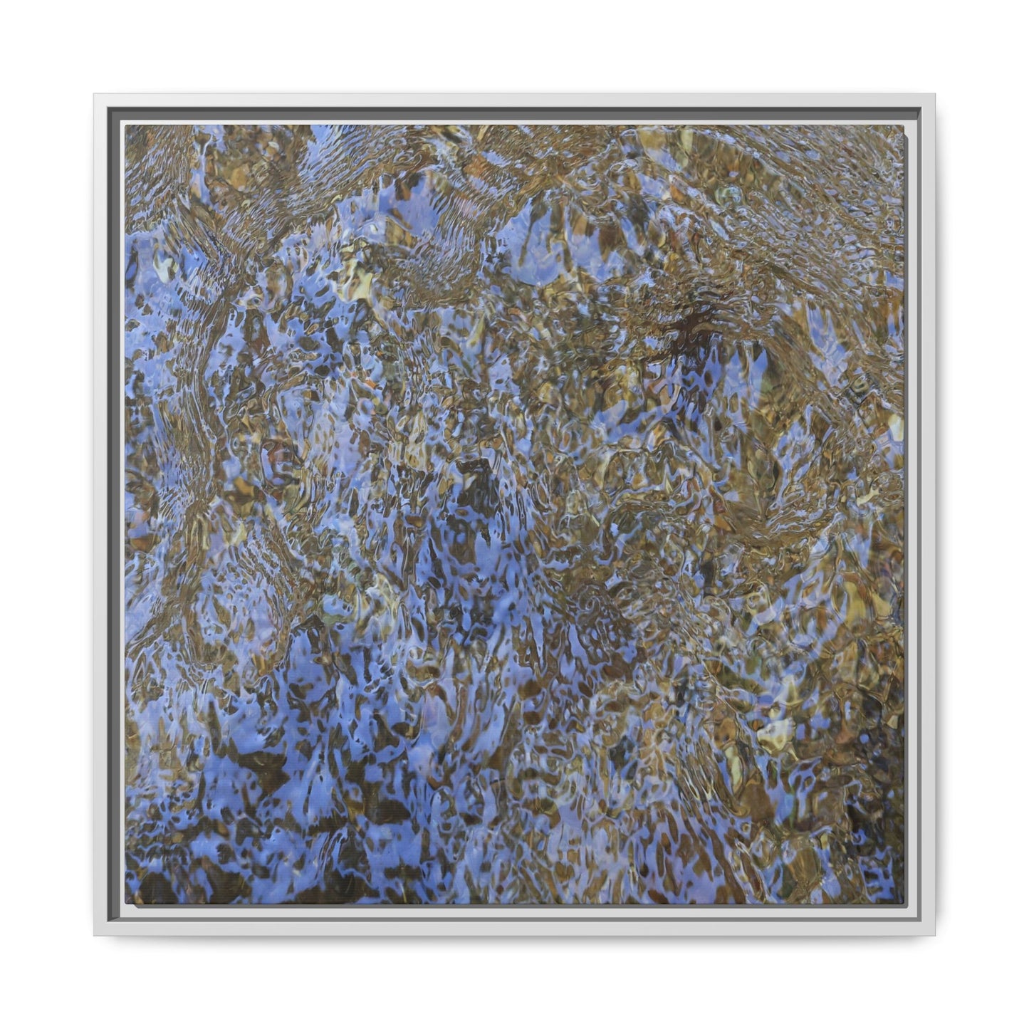 Aquatic Reflections - Unique Stretched Canvas Wall Art - Art By Earth