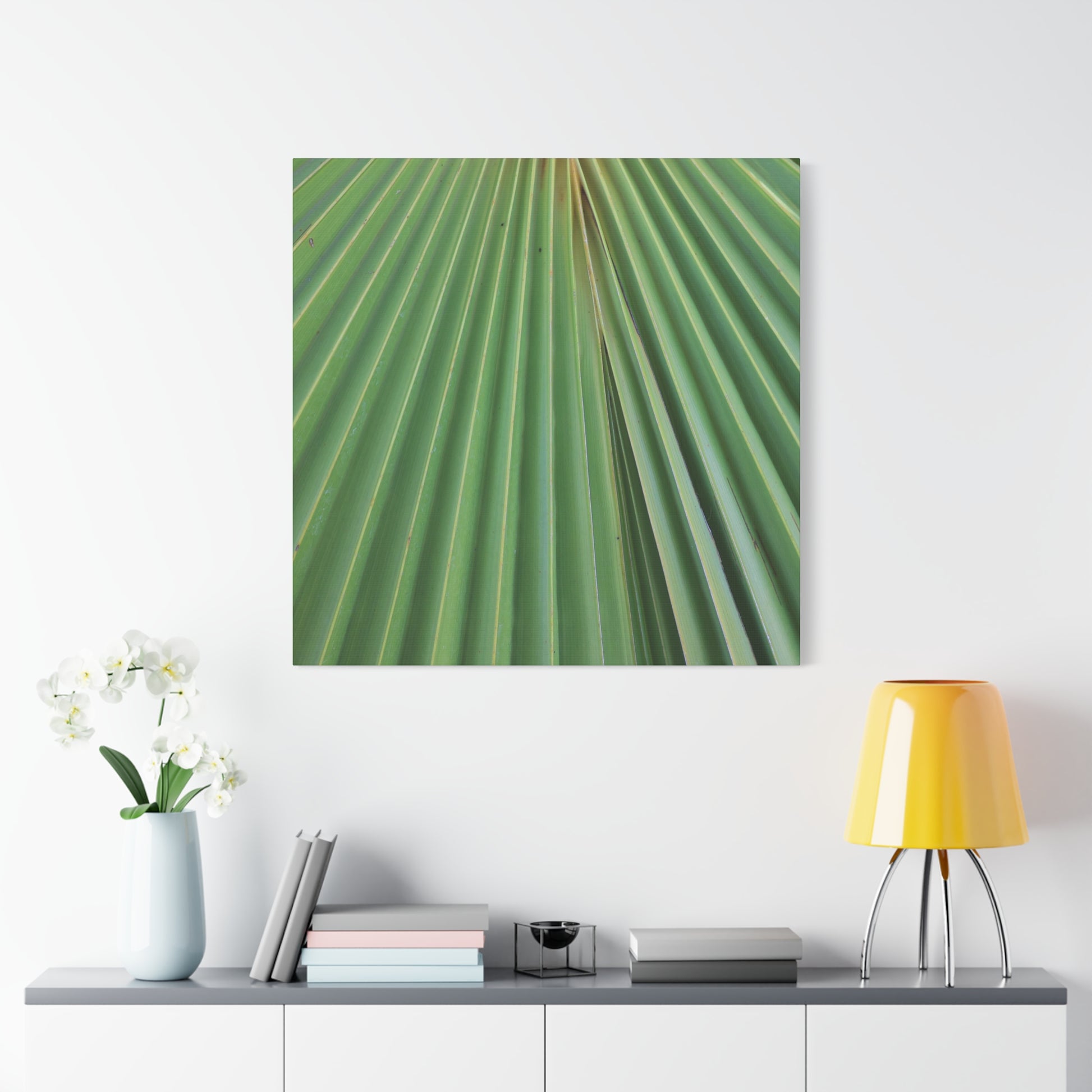 Fan of Green - Unique Frameless Canvas Wall Art - Art By Earth
