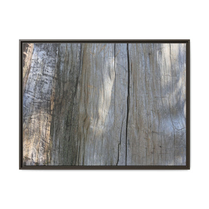 Cracked Timber Texture - Unique Stretched Canvas Wall Art