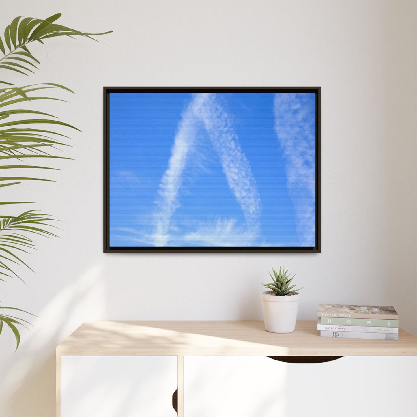 Skyward Whispers - Unique Stretched Canvas Wall Art - Art By Earth