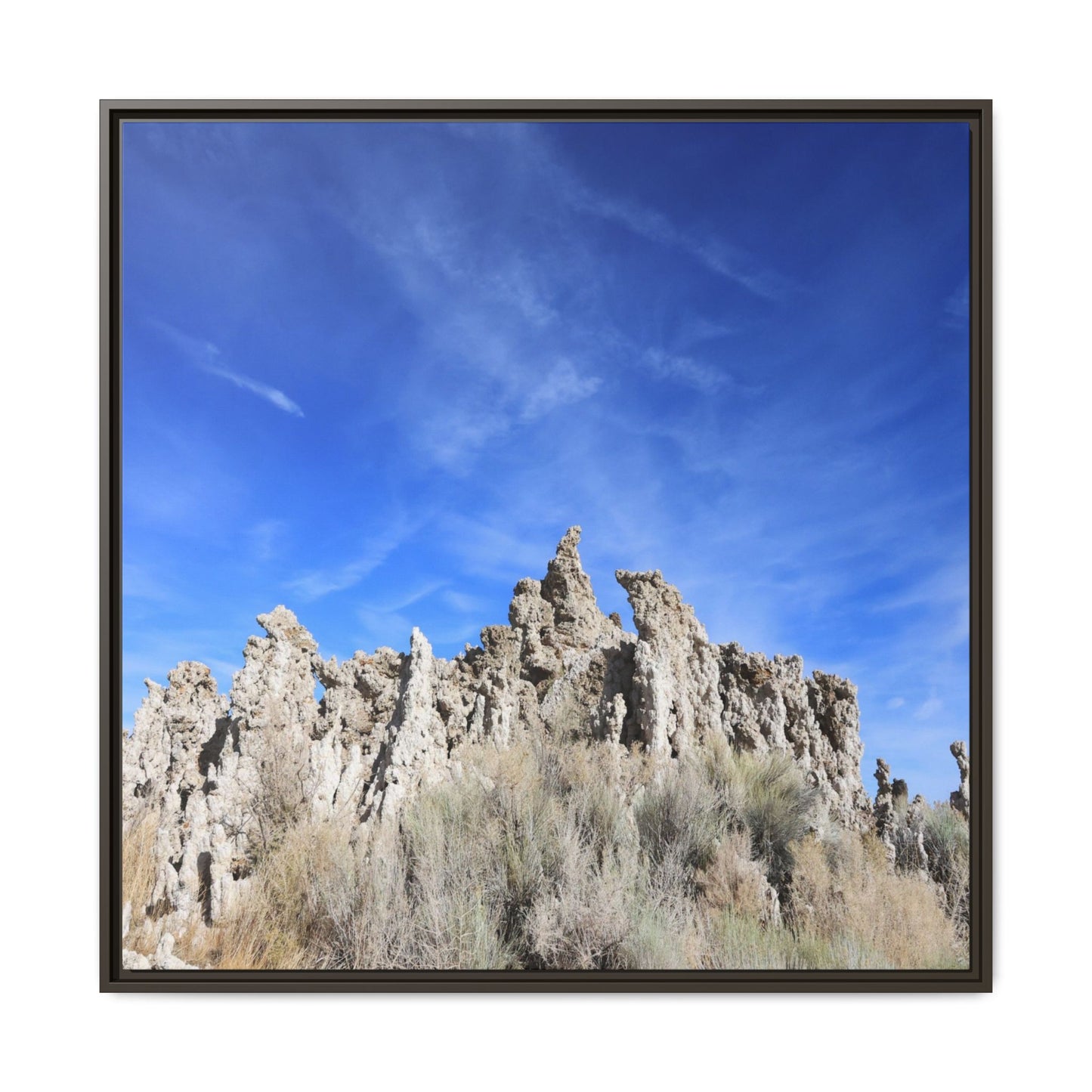 Frozen Sentinels - Unique Stretched Canvas Wall Art